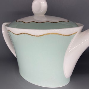 Vintage Royal Doulton Fusion Frivolous Green Teapot