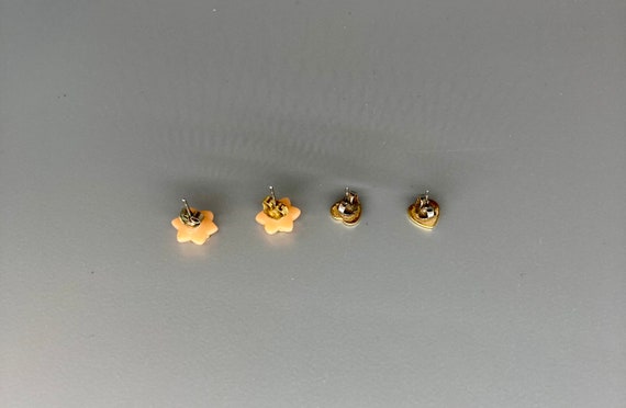 Vintage Tiny Earring Bundle (Two Pairs) - image 2