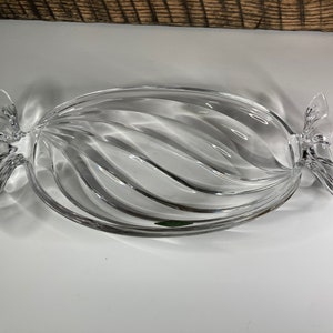 Shannon Crystal Lead Crystal Candy Shaped Platter/Dish