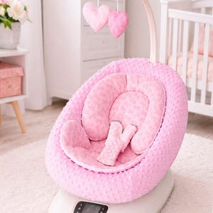 HandMade Graco Smart Sense Swing Insert Cover Baby Swing Cushion Custom Color Fabric Newborn Support Soft Minky Seat Pad Graco Toy Mobile