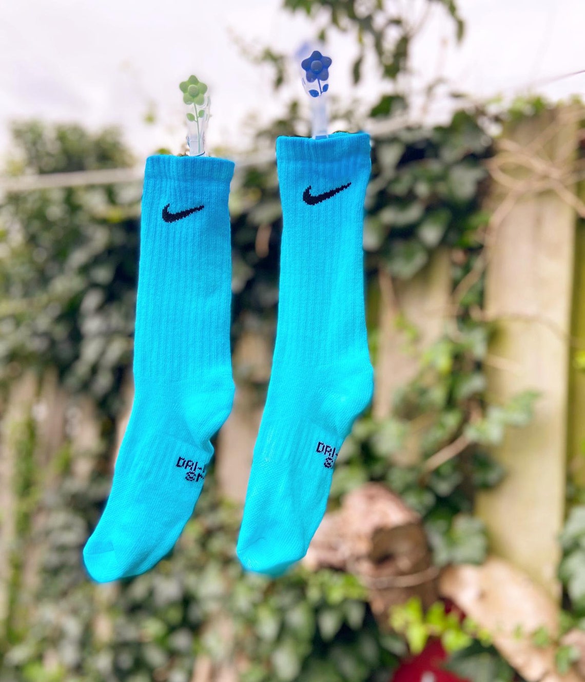 sky blue nike socks