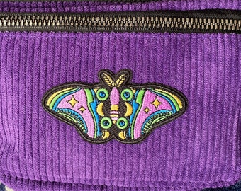 Sac banane Moth en velours côtelé pour patins à roulettes