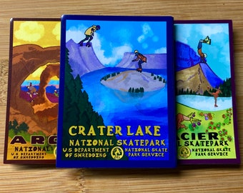 National Skateparks Magnets
