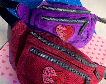 Skate Love Corduroy Fanny Pack