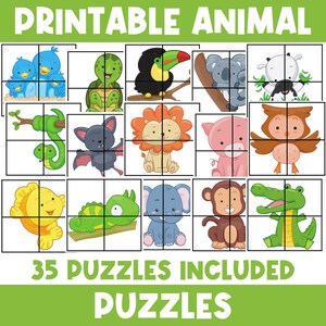 Educa - Baby Puzzles Animali Acquatici (19951) – Set Di 5 Puzzle Progressivi Da 3 A 5 Pezzi, Per Bambini Da 24 Mesi, Grandi Pezzi Facili