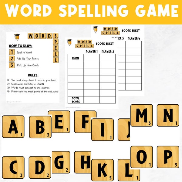 Tiles With Words Etsy