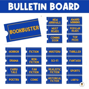 BULLETIN DISPLAY | Library Display | Children&#39;s Book | Reading | Classroom Decor | Back to School Printables | Books | Literacy | Banner