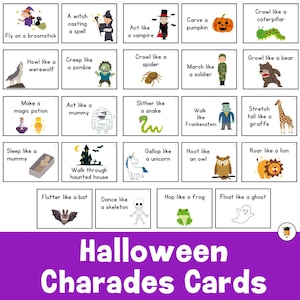 Sciarade di Halloween / Schede attività di Halloween / Scuola dell'infanzia per bambini / Dramma per bambini / Attività di Halloween / Circle Time / Asilo