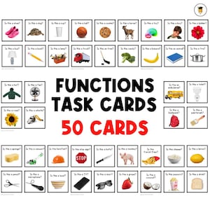 JA of NEE | Kaarten sorteren | Vragen Functies Taakkaarten | Logopedie | ABA | Categorie | Autisme | Flashcards voor kinderen | Is dit |