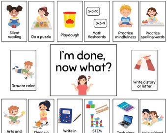 Early Finisher Posters | Classroom Posters | Classroom Printables | Printable Kids Greetings | Teacher Student Greetings | Class Decor