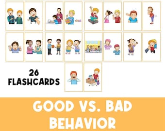 Good vs Bad Choices | Social Skills | Sorting Activities | Autism | ABA Therapy | Social Emotional | SEL | Visual Aid | Toddler Behavior