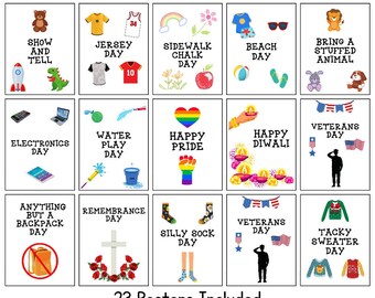 SPECIAL EVENTS | Classroom Poster Signs | Decor | Printable Signs | Kindergarten | Poster | End of Year | Class Signs | Activity Signs