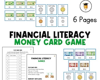 GAMES | Financial Literacy for Kids | Money | Infographic | Learn about money | Money Curriculum | Teenager | Special Needs | Simple | Money
