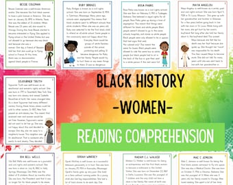 Black History Month Activities | Black History | Worksheets | African American History | Social Studies | Black Lives Matter | Reading |