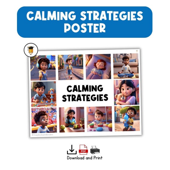 Calming Strategies | Self Regulation | Emotions | Calm Down | Coping Skills | Flashcards | Communication | Behavior | Autism | Choice Boards