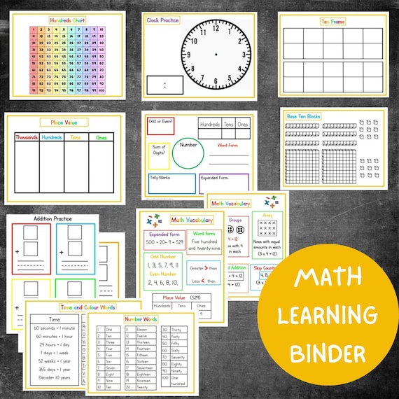 Math | Math Busy Book | Math Tools | Math Games | Numbers | Counting | Addition | Kids Math | Place Value | Math Worksheet | Math Centres |