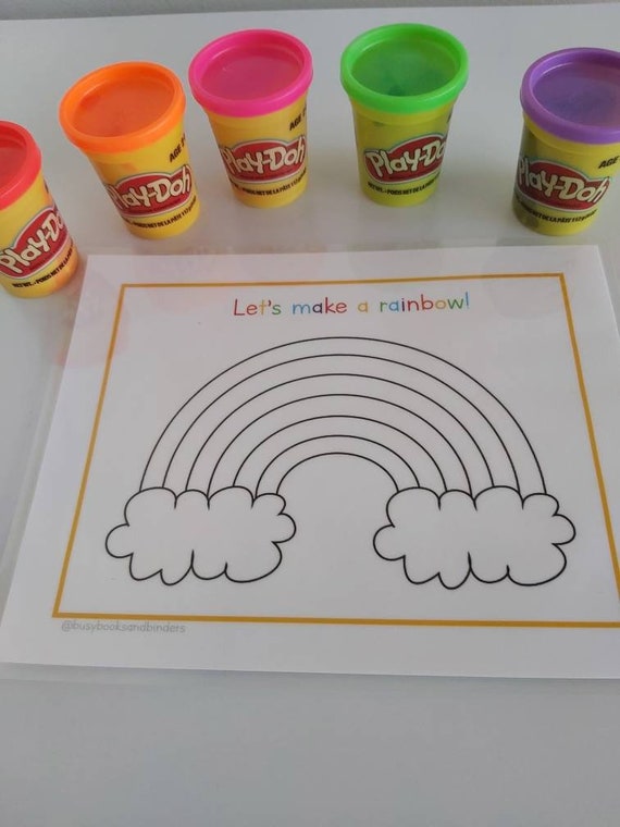 Toddler PlayDough Counting Activity