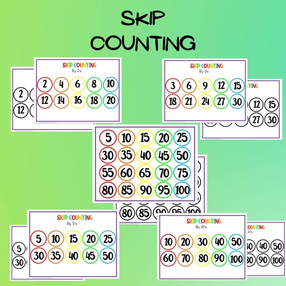 Skip Counting | Number Matching | Preschool Busy Book | Learn Numbers | Homeschool | Counting Activities | Kindergarten | Math Centers