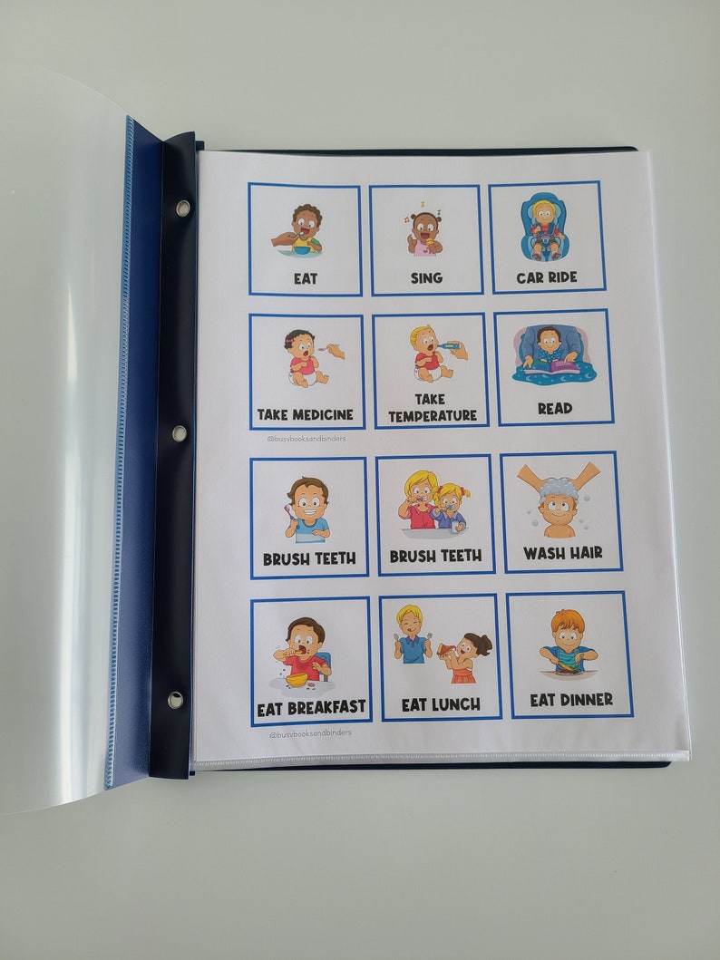 Read A Book Routine Visual BOOK: 225 Toddler Daily Routines | Picture Book | First Then | Visual ...