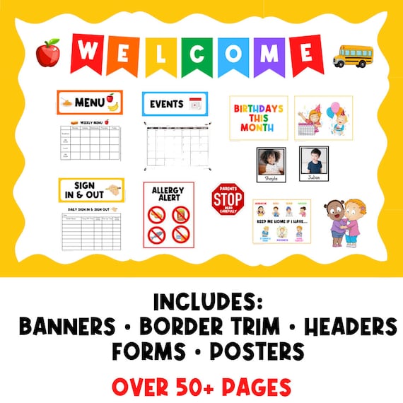 Boho Alphabet Line Pinnwand-Set – ABC & Zahlen 0-20 Für Kindergarten & Klassenzimmer