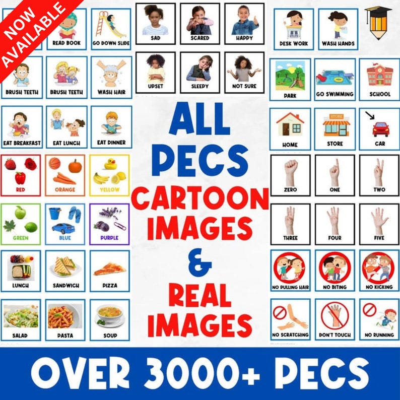 1300+ REAL IMAGES | First Then Board | Visual Aid | Schedule | Toddler ...