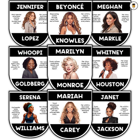 50 Women's History Month Banner | Bulletin Board Display | Women's History Decor | American History | Printable Banner | Famous Women |