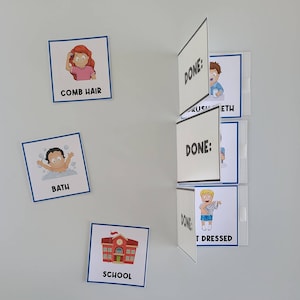 TO DO and DONE | First Then Board | Visual Aid | Visual Schedule | Toddler Behaviour | Behavior Chart | Task Card | I Want | Home | Flip