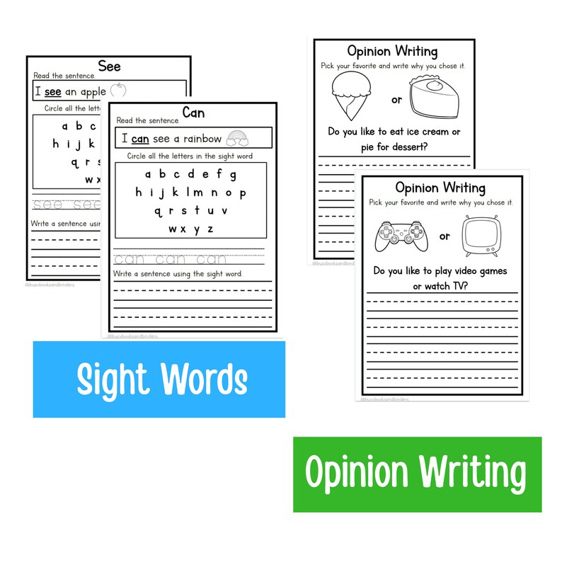 Pu&ograve; includere: Foglio di lavoro stampabile in bianco e nero per bambini per esercitarsi con le parole visive "vedere" e "potere". Il foglio di lavoro include una frase da leggere, un elenco di lettere da cerchiare e righe per scrivere una frase usando la parola visiva.