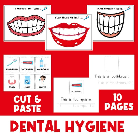 DENTAL HYGIENE: I Can Brush My Teeth | Brushing Teeth | Preschool Printable | Practice | Tooth Brushing Chart | Toothbrush | Oral Hygiene