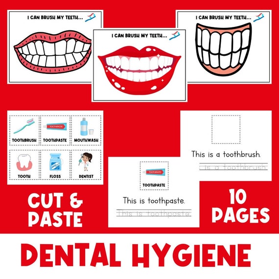 DENTAL HYGIENE: I Can Brush My Teeth | Brushing Teeth | Preschool Printable | Practice | Tooth Brushing Chart | Toothbrush | Oral Hygiene