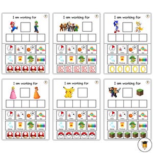 Reward Chart | School Class Behavior Chart | Visual Aid | Incentive ...