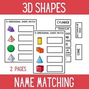 3D Shapes Flashcards | Shapes | Flash Cards | Task Cards | Busy Book ...