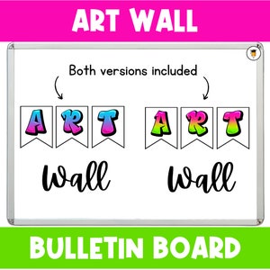 GRAFFITI ART WALL | Bulletin Board | Art Display Board | Door Decor | Preschool Printables | Classroom Poster | Graffiti | Children&#39;s Art