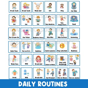7 BOARDS + 336 CARDS | First Then Board | Visual Aid | Visual Schedule ...
