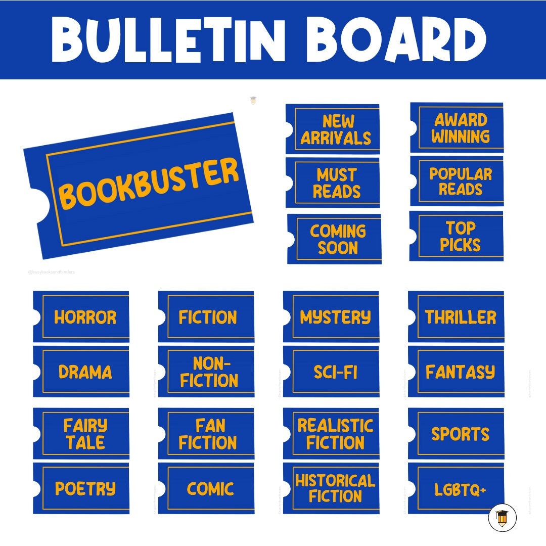 BULLETIN DISPLAY Library Display Children's Book Reading Classroom