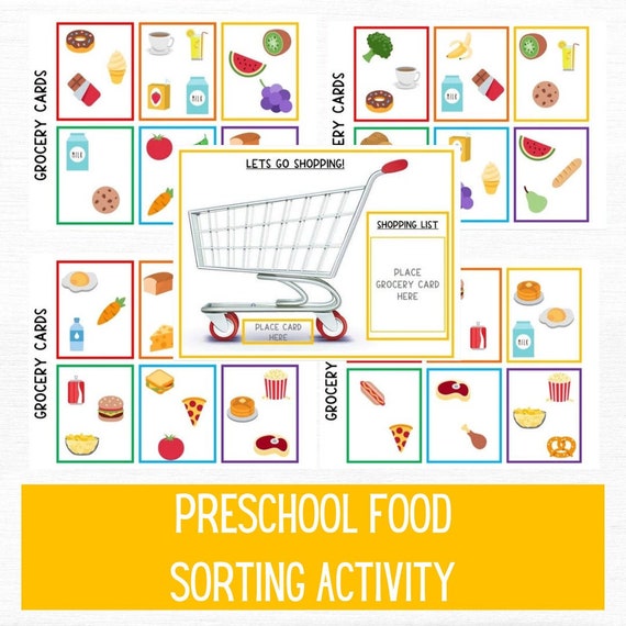 Toddler Sorting | Preschool Matching | Kindergarten Worksheets | Toddler Busy Book | Homeschool | Fruits and Vegetables | Montessori