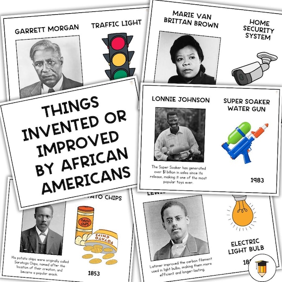 Black Inventions Posters | Bulletin Board Display | Black History Decor | African American History | Printable Posters |