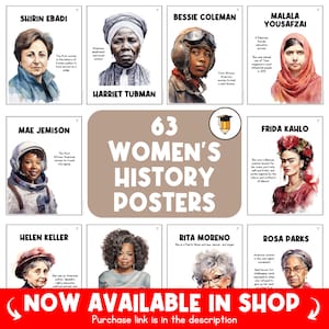 15 Women's History Month Posters | Bulletin Board Display | Women's ...