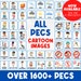 1 BOARD + 225 CARDS | First Then Board | Visual Aid | Schedule ...