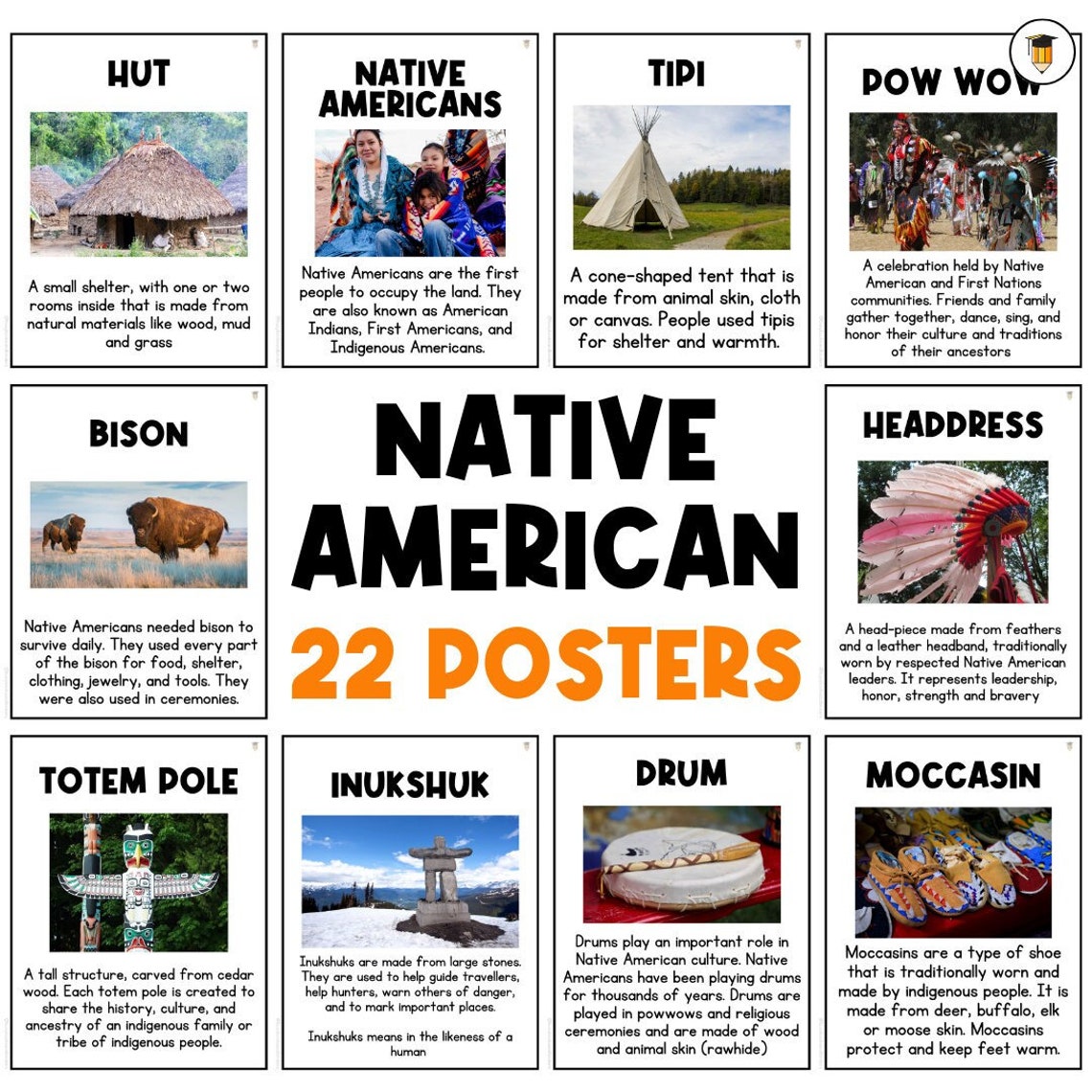 22 Native American Posters | Indigenous Education | Classroom Posters ...