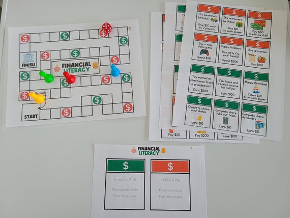 Game of Life: Math & Financial Literacy Reality Check Simulation-American  Money