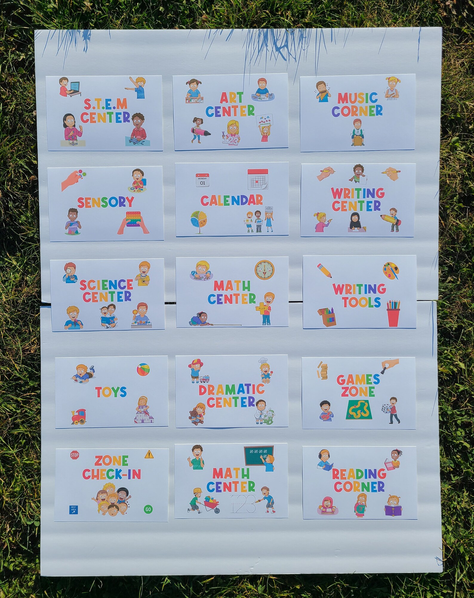 Classroom Center Signs | Toy Bin Label | Visual | Printable Signs | Toy ...