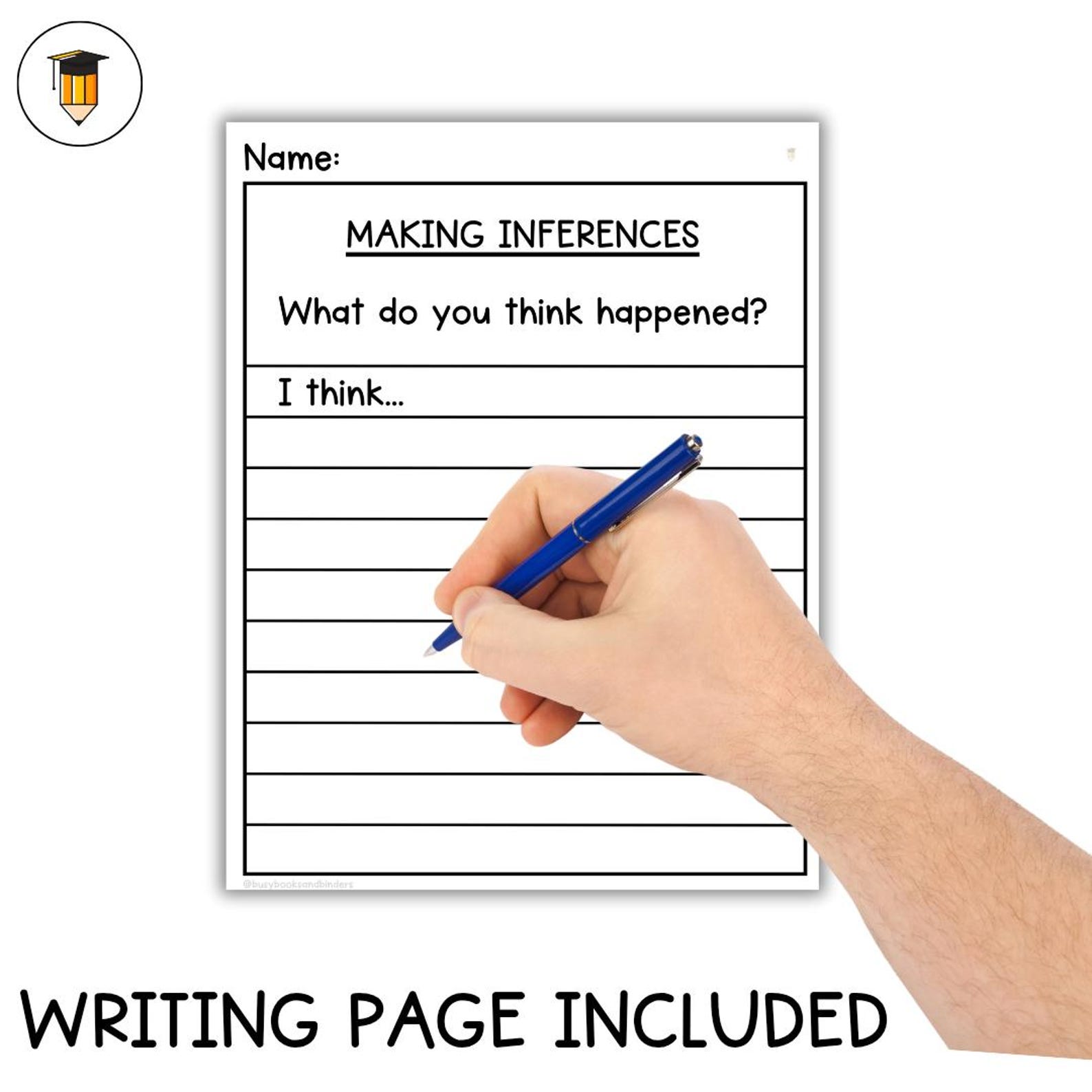 Making Inferences | Inferring Picture Cards | Reading | Writing | Wh ...