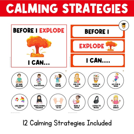 Self Regulation | Emotions | Calm Down Strategies | Coping Skills | Flashcards | Communication | Behavior | Autism | Choice Boards