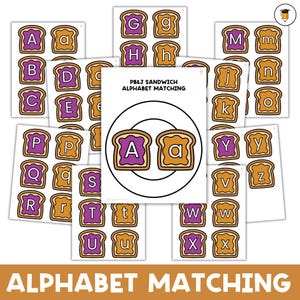 Correspondência de alfabeto | Jardim de infância | Pré-escola | Atividades de correspondência de letras | Educação domiciliar | Peça dramática | Materiais para impressão | Centro de alfabetização |
