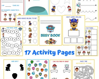 paw patrol book etsy