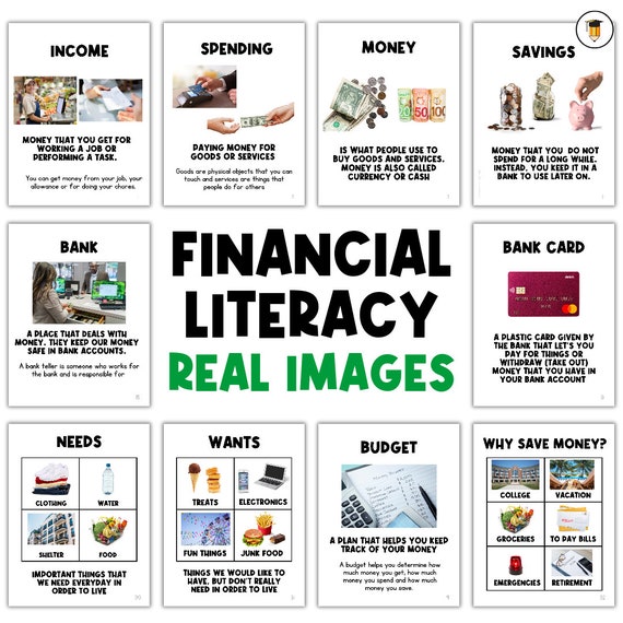 REAL IMAGES: Financial Literacy for Kids | Money | Infographic | Learn about money | Money Curriculum | Teenager | Special Needs | Money