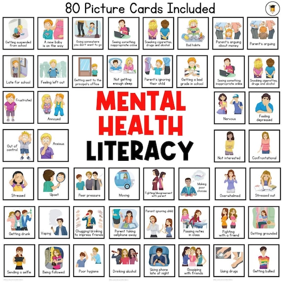 Mental Health Literacy | Good vs Bad Choices | Social Skills | Teenager | Social Emotional | SEL | Visual Aid | Behavior | Self- Regulation