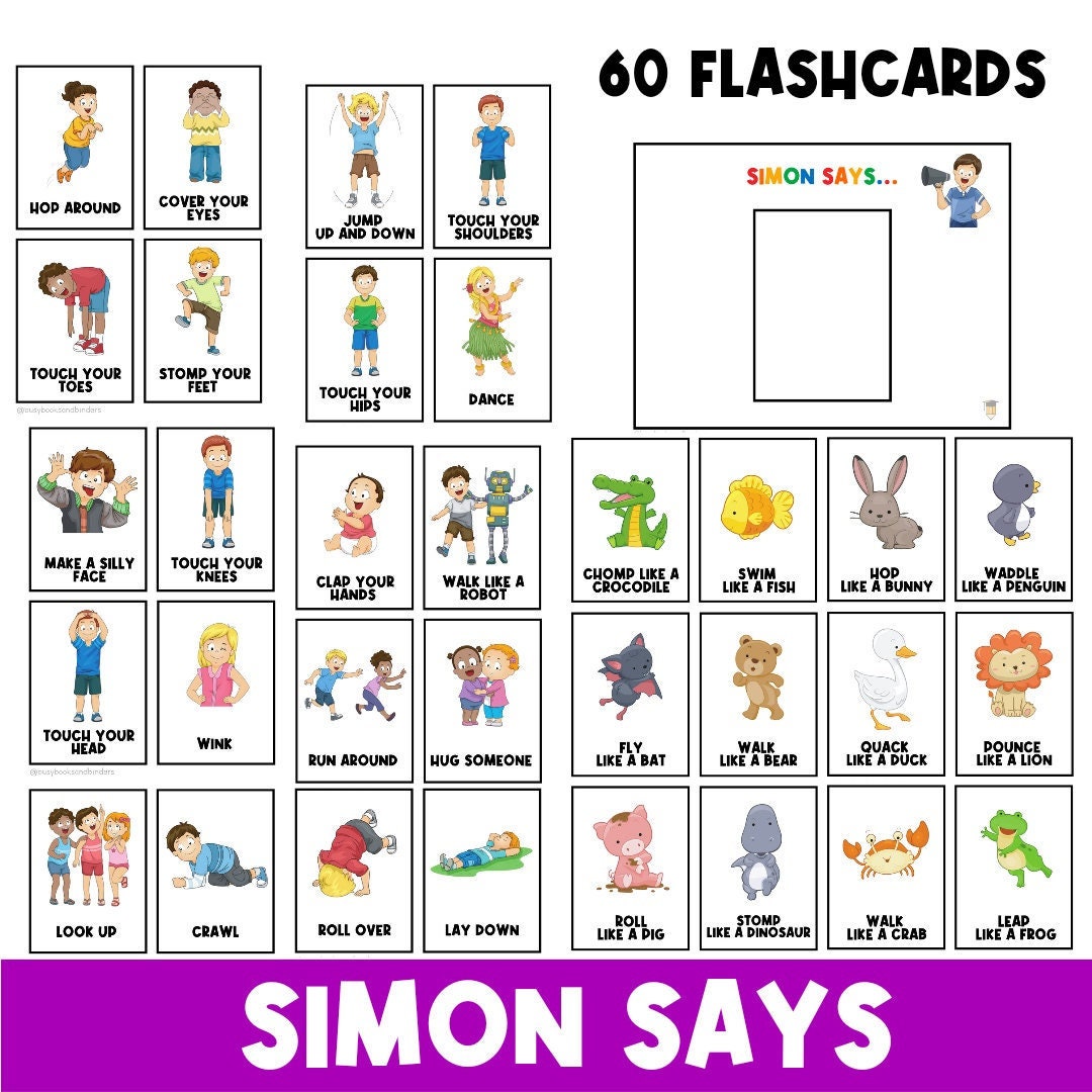 Simon Says Game, Back to School Brain Break