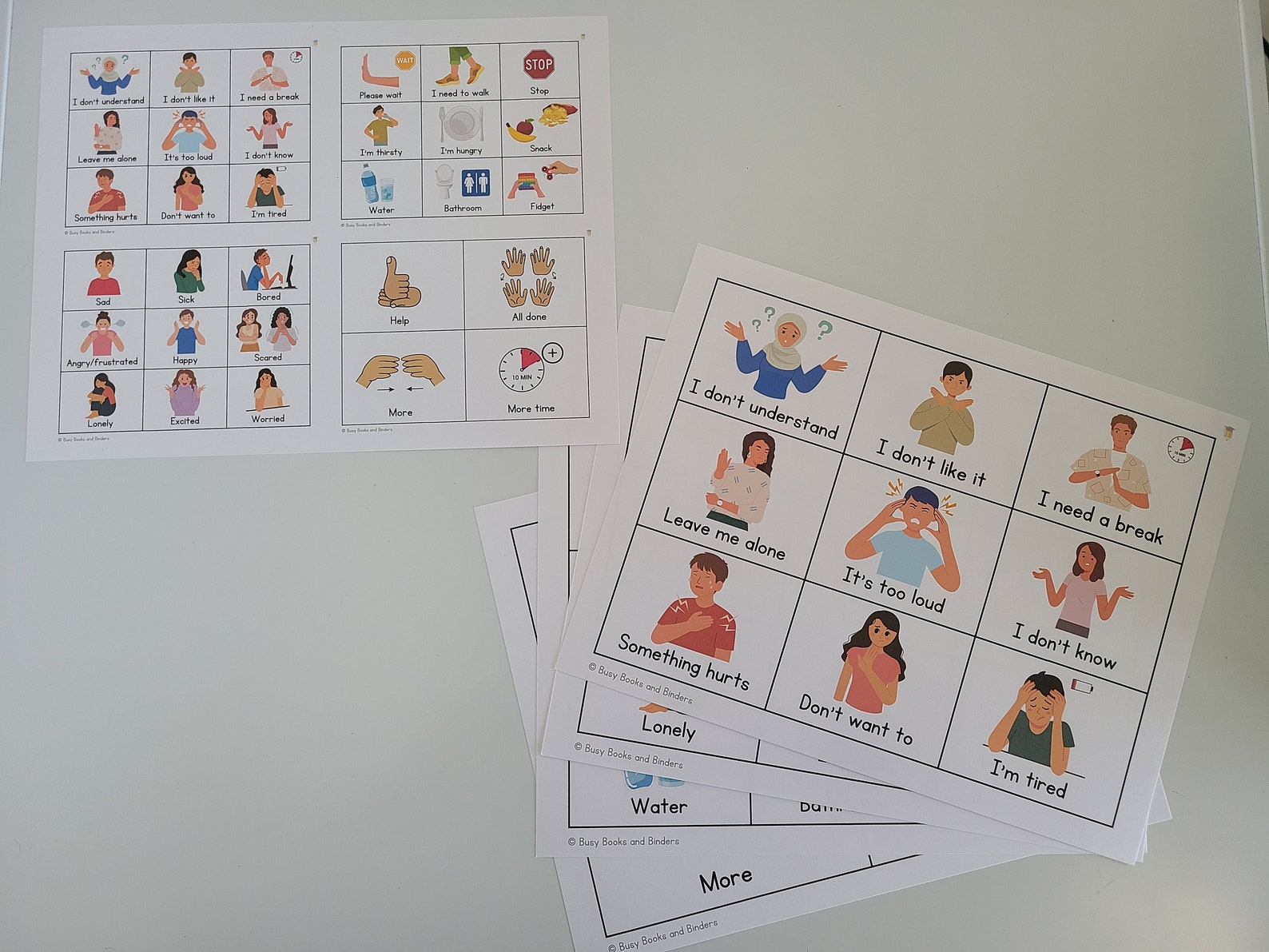Communication Visual Boards | Daily Routines | First Then Visual Aid ...